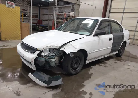 1999 Honda Civic Lx из США, поврежденный, VIN 2HGEJ6577XH504189